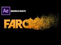 After Effects Tutorial: Particles Logo & Text Animation | Simple Way