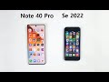 Infinix NOTE 40 Pro vs iPhone Se 2022 - Speed Test!