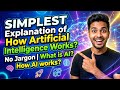 SIMPLEST Explanation of How Artificial Intelligence Works? No Jargon | What is Al? How Al works?