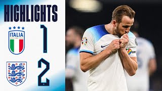 Italy 1 2 England Kane Becomes England s Record All Time Goal Scorer Highlights