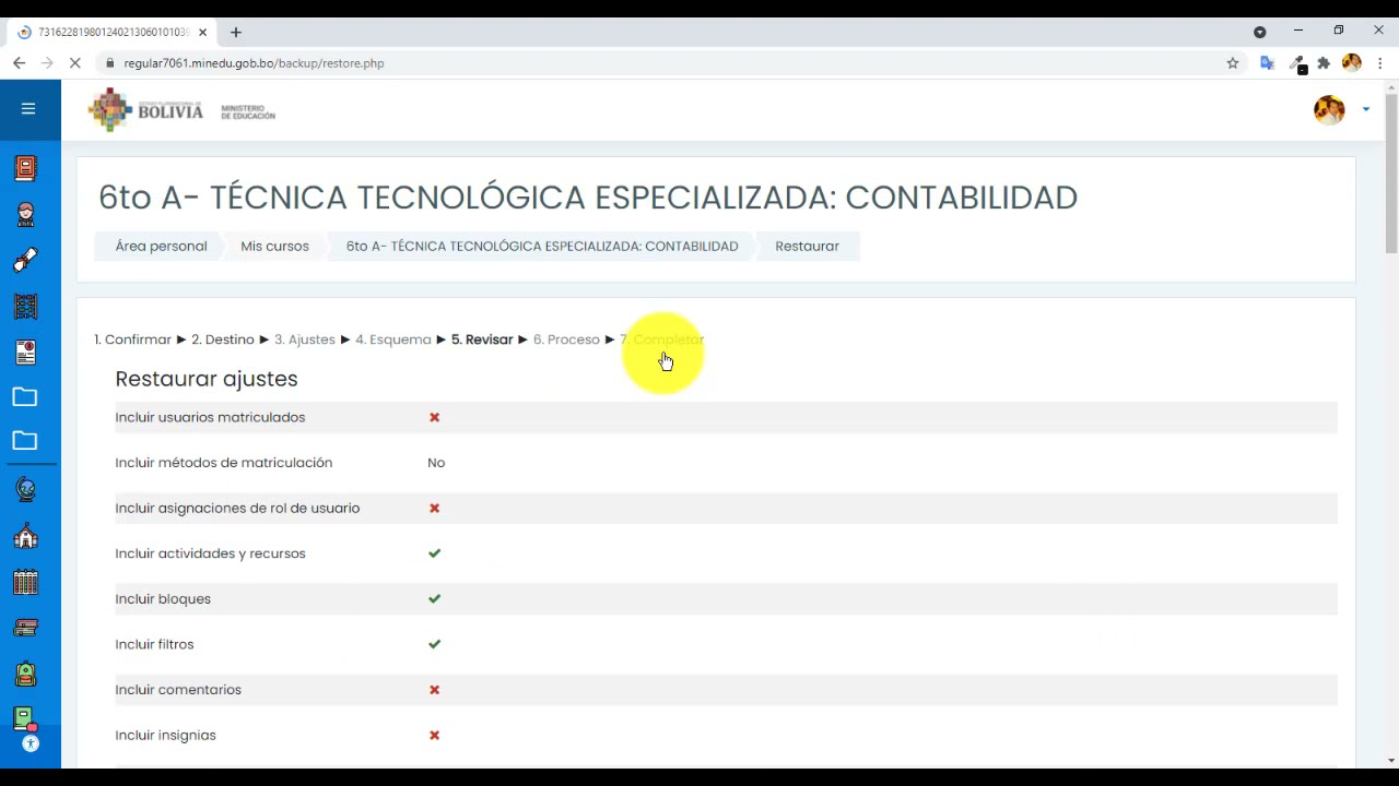 Restaurar Curso En Moodle Un Archivo Mbz - Profesores - YouTube