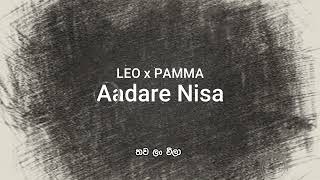 Leo x Pamma - Aadare nisa | ආදරේ නිසා (Prod. by Vortx)