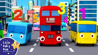10 Little Buses & Wheels on the Bus ⭐LittleBabyBum - Nursery Rhymes for Kids | Baby Songs
