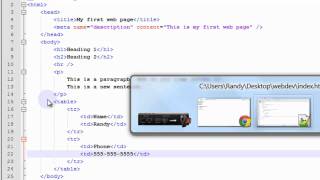 HTML and CSS Tutorial Video 3 - Tags and Nesting