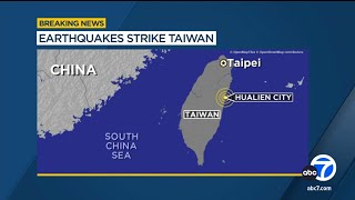 7.4 earthquake strikes eastern coast of Taiwan; damage still being evaluated