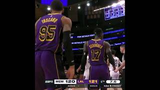 Lakers ENDS Grizzlies Win streak - NBA highlights | #Shorts