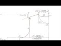 七分袖小衫裁剪图解方法！立领女衬衫制版纸样！零基础学服装打版
