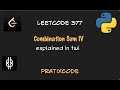 Combination Sum IV - Leetcode 377 - Python - Twi
