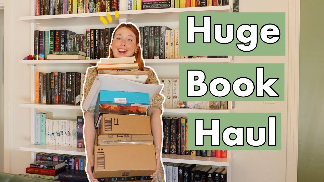 Huge Unboxing Book Haul рџ љ Youtube