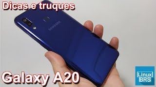 Samsung Galaxy A20 - dicas e truques - Recursos