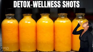 DETOX-WELLNESS SHOTS FOR WEIGHT LOSS | DRINKING THIS HELPED ME BURN BELLY FAT FAST!