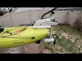 Motorguide Xi3 kayak trolling motor with pinpoint GPS (spot lock) STERN MOUNTED!?  Install and Test