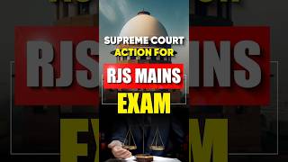 Supreme Court Action RJS Mains Exam 2024 #shorts