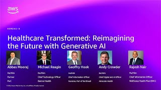 AWS re:Invent 2025 - Healthcare Transformed: Reimagining the Future with Generative AI (AIM241)
