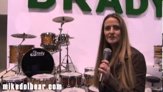 Brady Block Snares and a personal message from Kelly Brady NAMM14