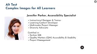 Accessibility: Alt Text for Complex Images: Illustrations & Data