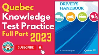 Quebec Knowledge Practice Test 2023 Full Part | Canadian Driver Knowledge Tests
