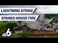 Fire Caused by Lightning Strike Destroys Longtime Home