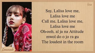 LISA LALISA Easy Lyrics