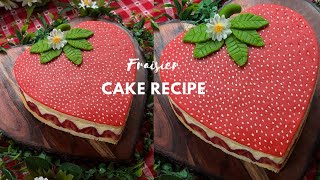 Fraisier Cake Recipe | Aesthetic baking 🍓❤️