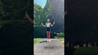 Learn one of the coolest jump rope tricks out there! #micrelease #jumprope#jumpropetricks #cardio#yt