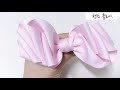 리본핀만들기3 diy 볼륨리본만들기 헤어리본 만들기 머리핀만들기 how to make a ribbon bows.