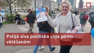 Polijā sīva politiska cīņa pirms vēlēšanām