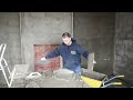 How I use my hawk and trowel to load sand and cement to render plaster walls