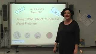 Using A KWL Chart to Solve a Word Problem