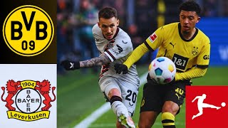 Borussia Dortmund 1-1 Bayer Leverkusen | Highlights | Bundesliga 2023/24
