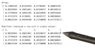 Modifying array elements