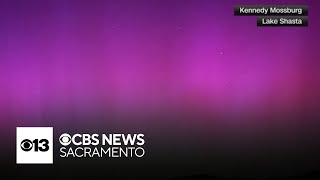 Northern California residents enjoy colorful display in the night sky