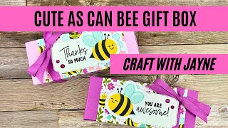 Cute as can Bee Gift Box | Craft with Jayne | Stampin' Up!