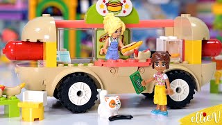 Hot Dog Food Truck 🌭 LEGO Friends build \u0026 review