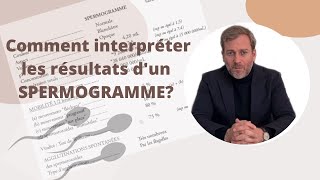 Dr. Sébastien Beley: Comment interpréter les résultats d'un spermogramme?