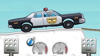Hill Climb Racing Police Car On Highway Fully Upgraded