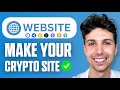 How to Make a Crypto Website (Easy Guide 2026)