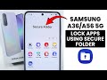 How to App Lock Using Secure Folder in Samsung A36/A56 - App Lock Setting