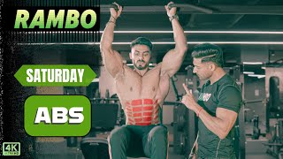 SATURDAY - Abs \u0026 Cardio (RAMBO) - Lean Muscle Building Program by Guru Mann