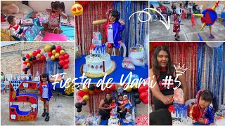 FIESTA DE CUMPLEAÑOS #5 DE YAMI🎂| + abriendo regalos | Vero arroyo