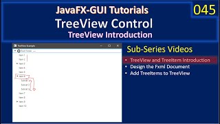 TreeView Part 1 The TreeView Introduction JavaFx GUI Tutorial #45
