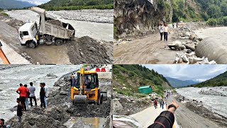 Kullu-Manali National Highway current situation | Flash-Flood ne pura road damage kar diya tha