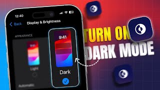 How To Turn On Dark Mode For Texts On iPhone | Enable Dark Mode on iPhone Messages
