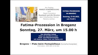 Fatima - Prozession in Bregenz