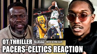 REACTION to ending of Pacers vs. Celtics Game 1 from Kevin Hart & Lou Williams 👀