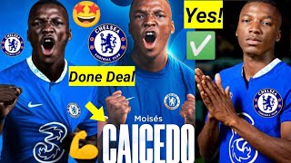 🔥Done Deal✍️✅ Moises Caicedo Arrival Confirmed Today🤩💪 WATCH Chelsea Transfer News