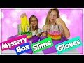 MYSTERY BOX OF SLIME GLOVES SWITCH-UP CHALLENGE !!!