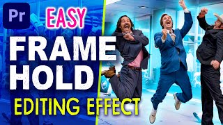 Easy FREEZE FRAME Effect | Premiere Pro Tutorial (Frame Hold Effect)