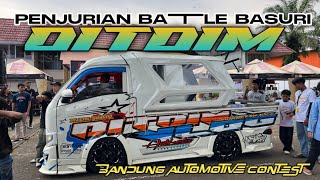 PROSES PENJURIAN TRAGA DITDIM BATTLE BASURI DI BANDUNG AUTOMOTIVE CONTEST