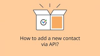 How to add a new contact via API?